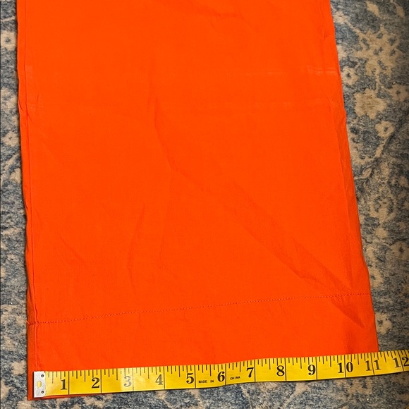 Anthropologie Maeve The Colette Cropped Pants Linen Blend Bohemian Modern - Picture 9 of 14